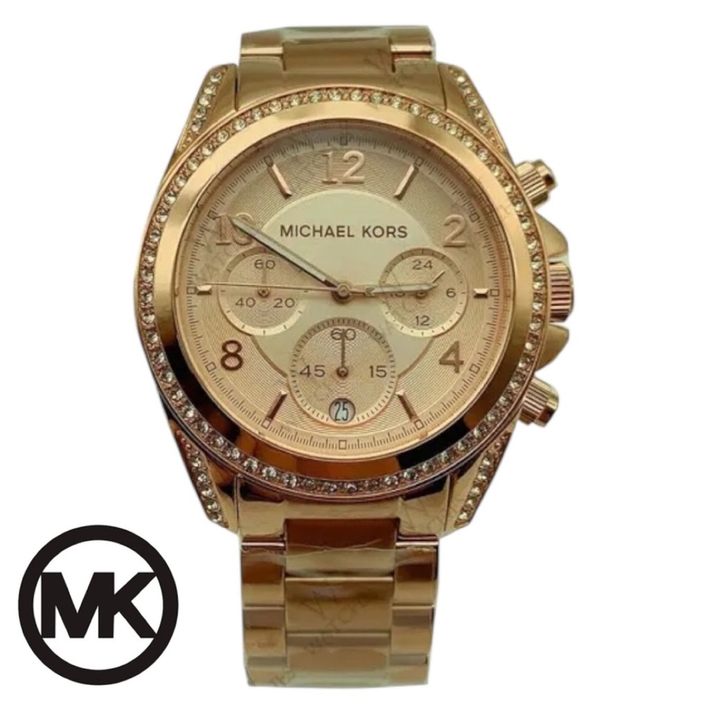 Michael Kors Blair Gold Women's Watch -GLITZ MK5166-Make an offer, price flex!